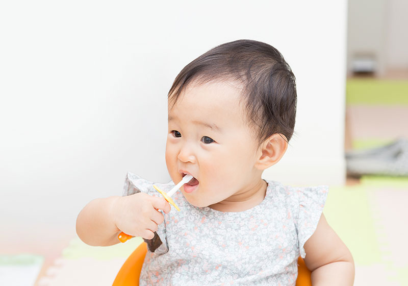 赤ちゃんの歯磨きについて
